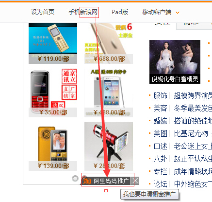 新浪是最大的淘寶客