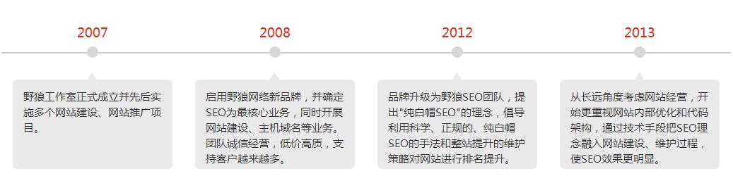 野狼SEO團(tuán)隊(duì)成長歷程